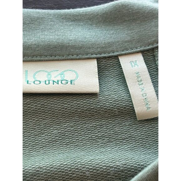 LOGO Lori Goldstein French Terry Jacket Long Sleeve Full Zip Lightweight Size 1X - Picture 13 of 14